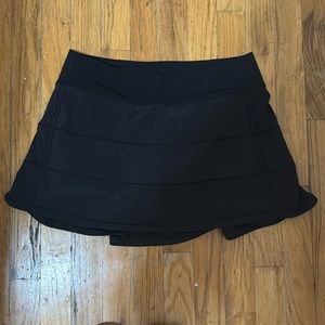 Black Lululemon Tennis Skirt